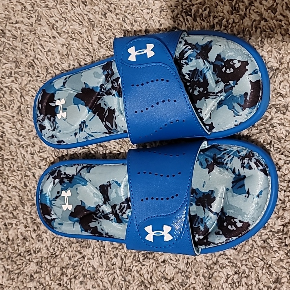 Under Armour Slides, Size 9